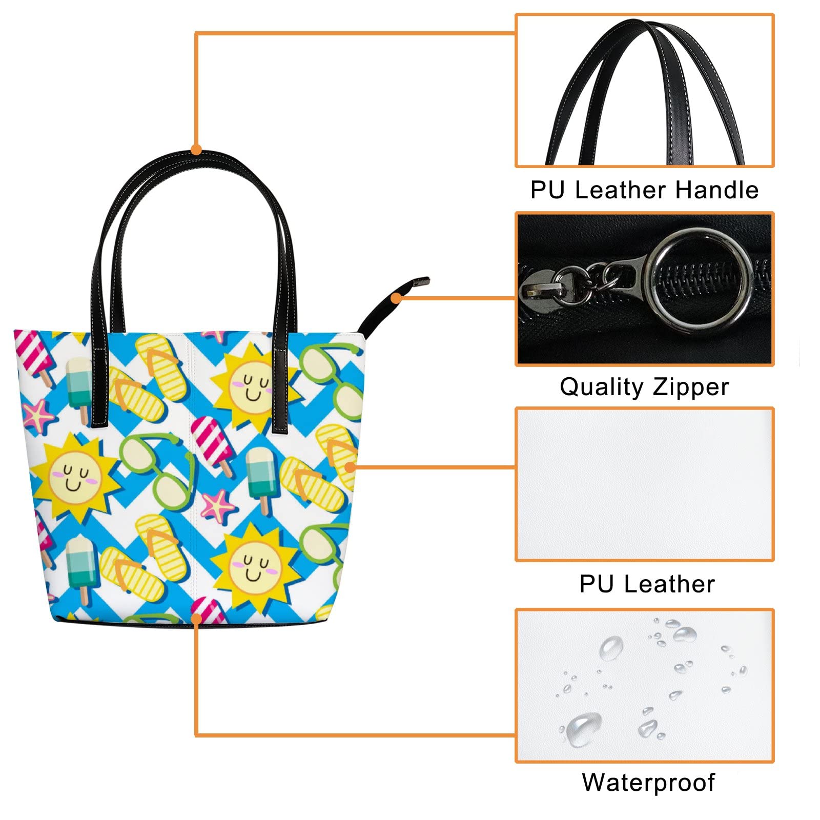 Stylish Leather Tote Bag for Women - Fashionable Crossbody Handbag with Adjustable Strap | Perfect for Work, Travel & Everyday Use