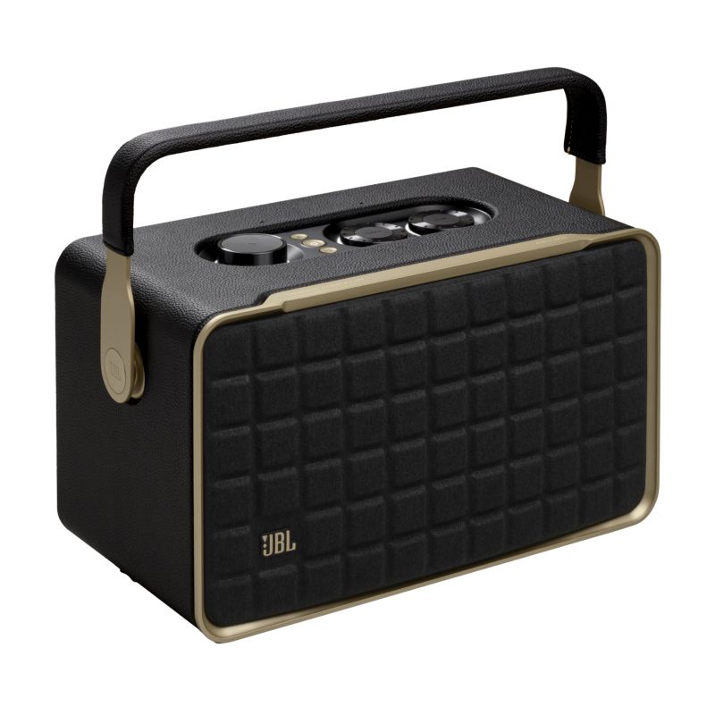JBL Authentics 300 Portable Bluetooth Speaker with WiFi - Black | Wireless Home Audio for Parties, Outdoor Adventures & Indoor Entertainment