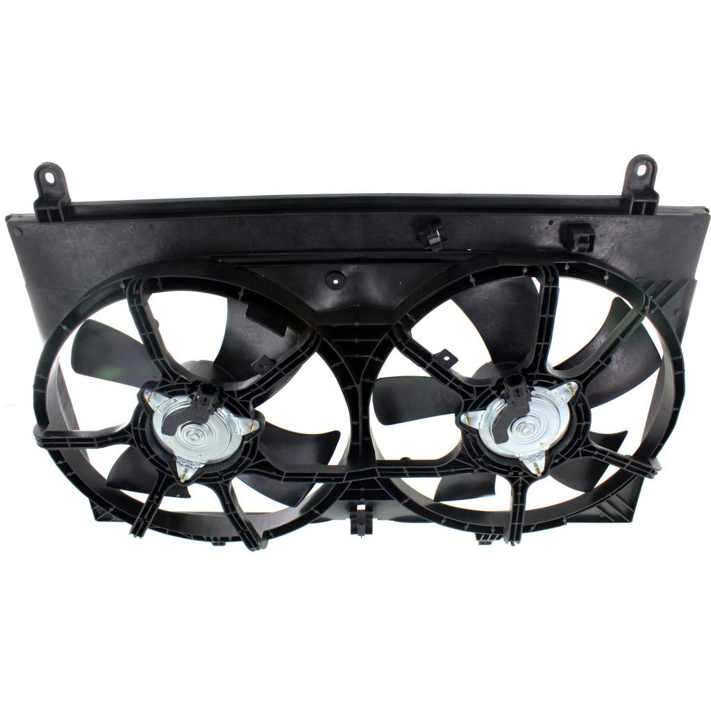 Infiniti FX35 Radiator Cooling Fan 2003-2008 Replacement | Dual Fan Type | OEM Part# IN3115104 & 21481CL80A | Perfect for Engine Overheating Prevention & Summer Driving
