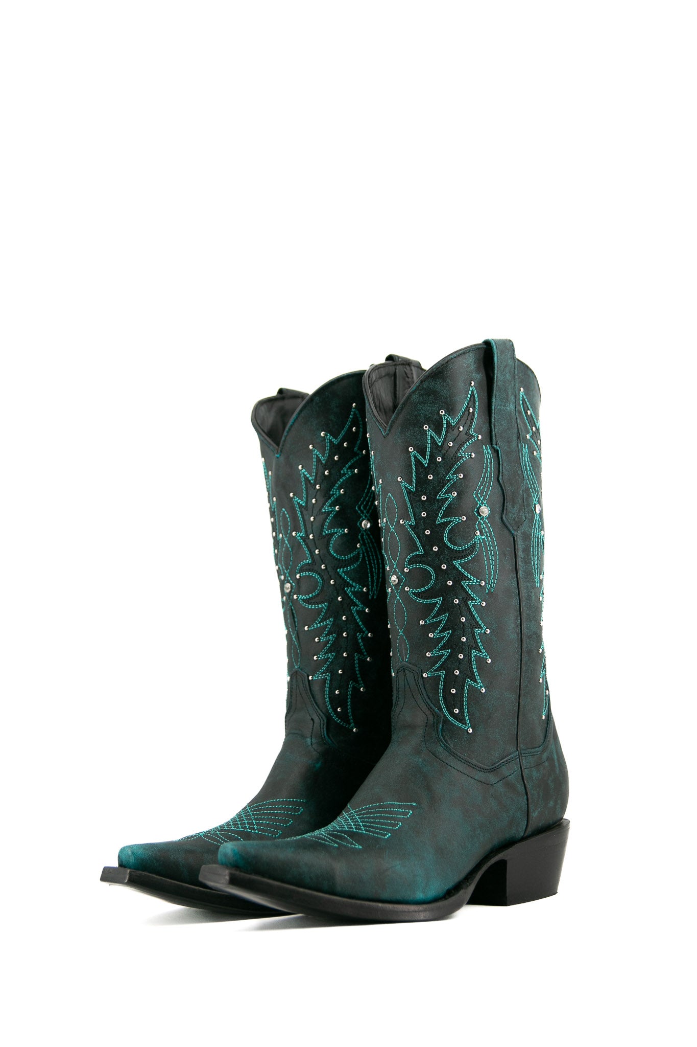 Paulina Snip Toe Cowgirl Boots for Women - Western Ankle Boots with Pointed Toe & Stylish Stitching | Perfect for Country Dancing, Rodeo Events & Casual Outfits