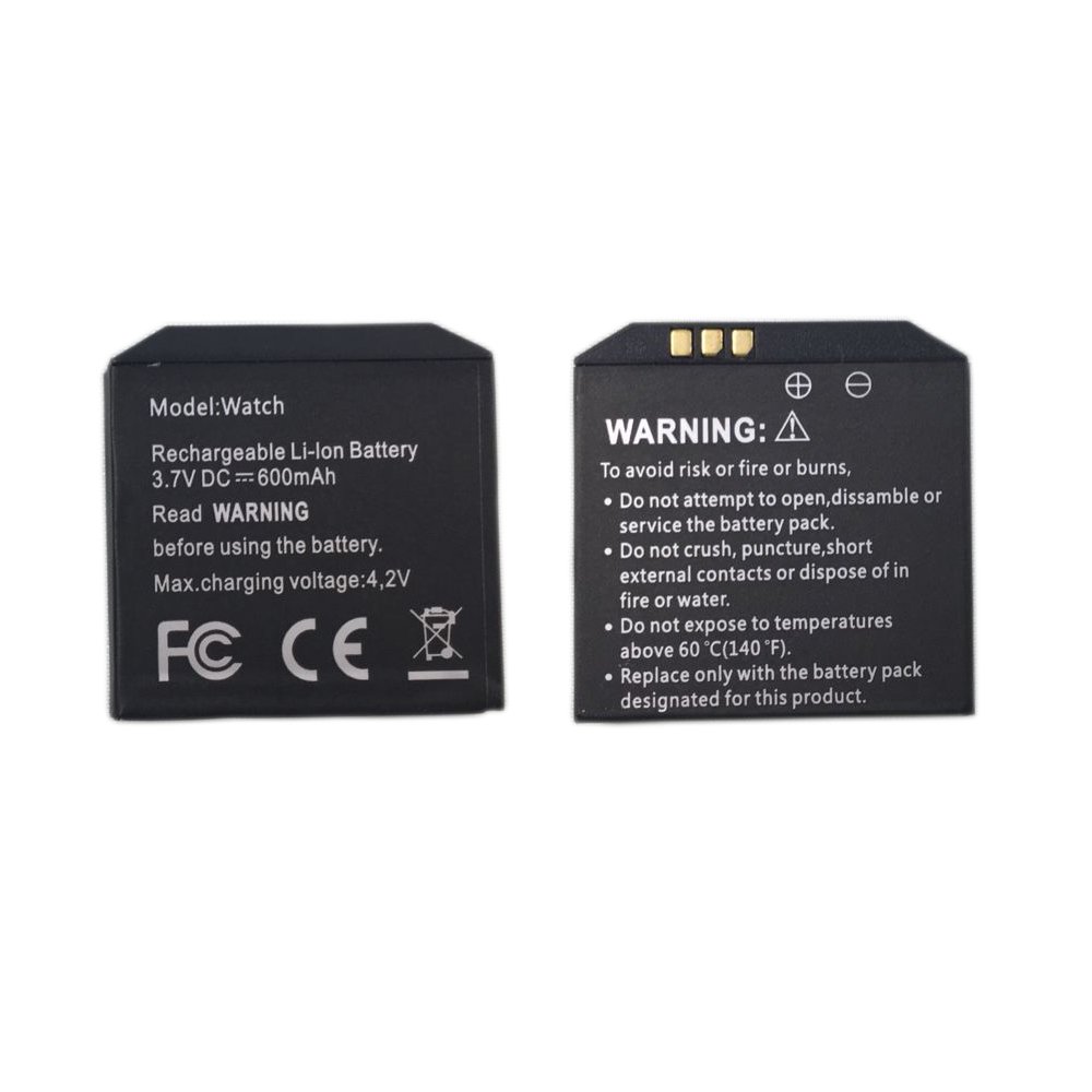 OMATE TRUESMART & X01 Series High Capacity Rechargeable Battery - Long Lasting Power for Android Smartwatches | Perfect for Fitness Tracking, Notifications & Daily Use
