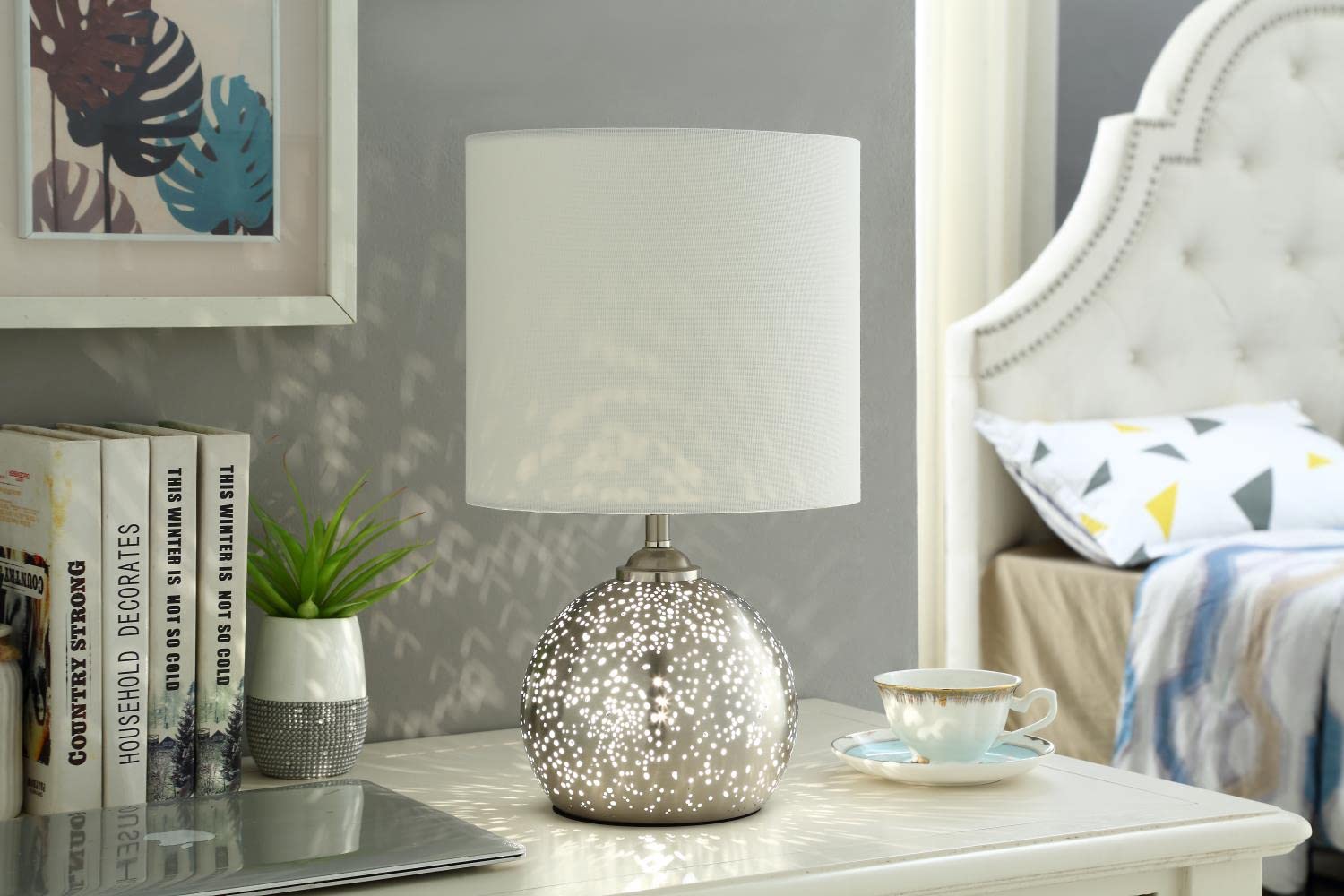 Zoey Table Lamp - Modern LED Bedside Lamp with Touch Control & USB Port for Bedroom, Living Room, Office | Warm White & Cool White Light | Nightstand Lighting Decor