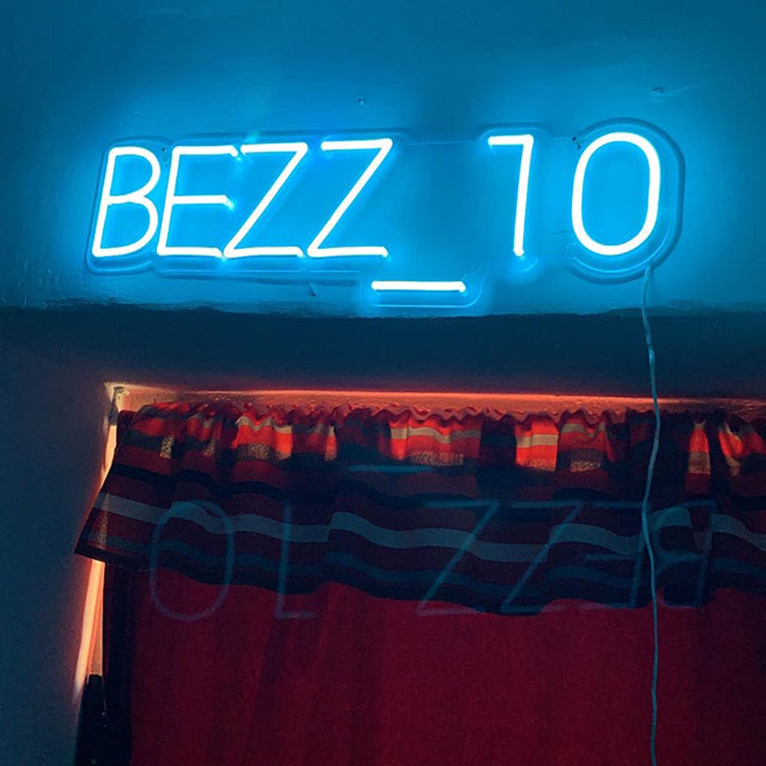 Custom LED Neon Signs for Wall Decor - Personalized Wedding, Birthday, Party, Bedroom, Bar, Office, Salon & Shop Neon Lights (3 Line Text, 46