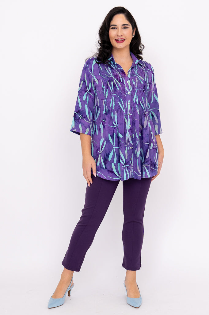 Cindy Women's 3/4 Sleeve Blouse - Stylish Casual Tops for Work & Everyday Wear | Waterloo Collection