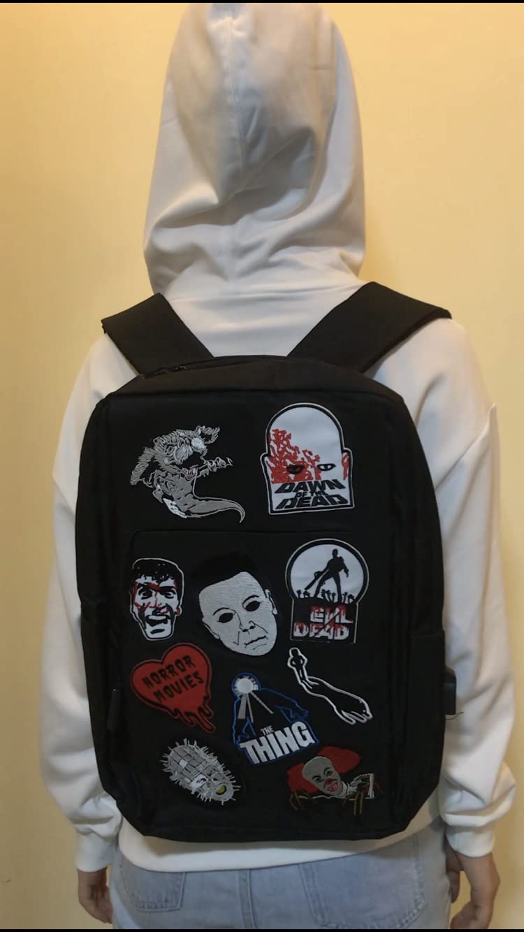 The Never Ending Story Dragon Bastian Atreyu Embroidered Iron-On Sew-On Patch - Cute Horror Monster Gift for Cosplay, Jackets, Backpacks & DIY Crafts