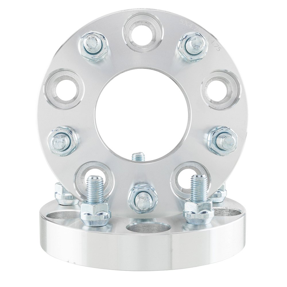 TRIBLE SIX 2Pcs 25mm (1 Inch) Wheel Spacers Adapters 5x4.75