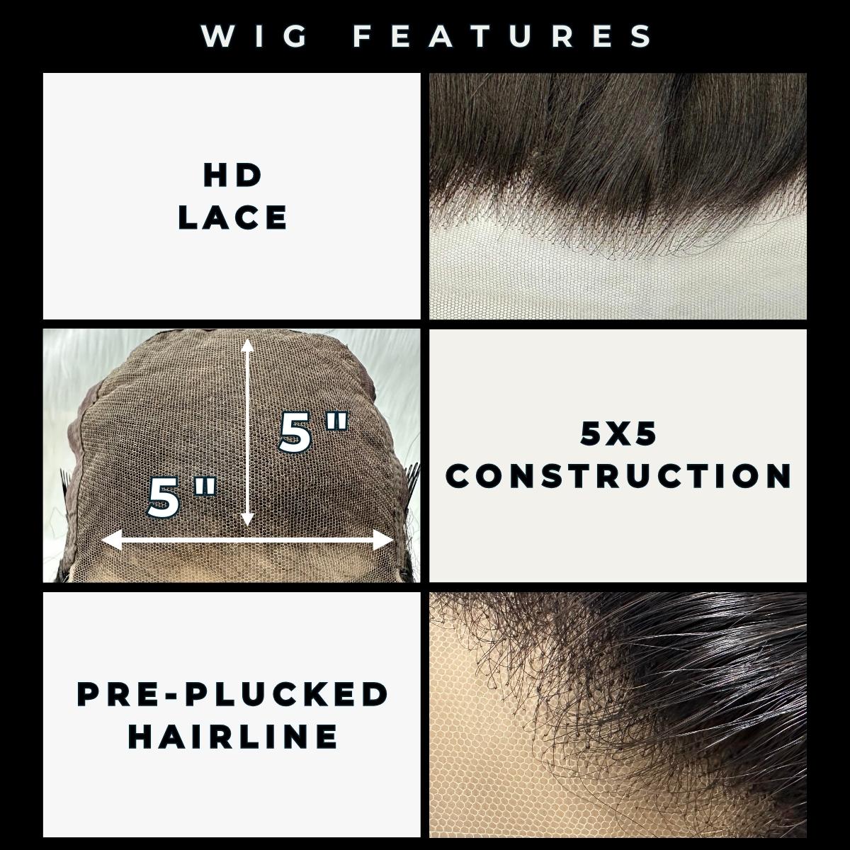 Gag City Wig - Premium Lace Front & Closure Wigs for Women | Natural Look, Comfortable Wear | Perfect for Cosplay, Parties & Everyday Style