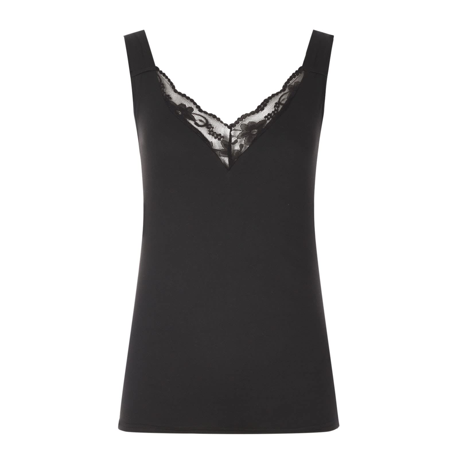 Women's Sexy V-Neck Lace Camisole Tank Top - Summer Casual Crop Blouse, Beachwear & Party Outfit - Breathable Basic Cami for Hawaii Vacation, Date Night & Poolside Relaxation