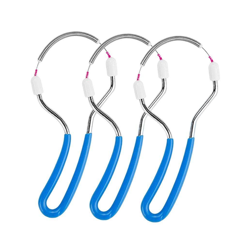 Gralara Facial Hair Remover for Women - 3-Piece Set with Spring Tool for Upper Lip, Chin & Cheek | Portable Manual Hair Removal Kit for Smooth Skin | Perfect for Travel, Home Use & Quick Touch-Ups
