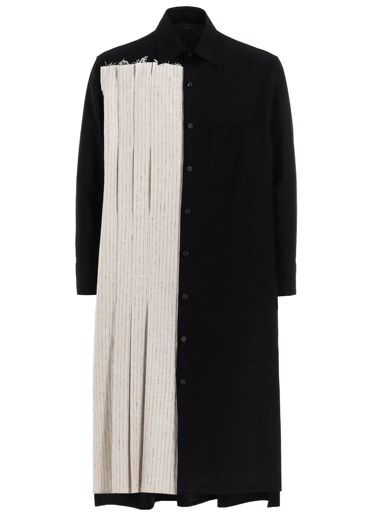 Stylish Cotton Twill Shirt Dress with Striped Pleated Fabric - Perfect for Casual Outings, Office Wear & Spring Fashion | Women's Comfortable & Trendy Dress
