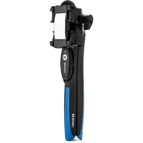 Benro BK15 Compact Tabletop Tripod & Selfie Stick for iPhone, Android Smartphones - Perfect for Vlogging, Travel & Social Media Photography