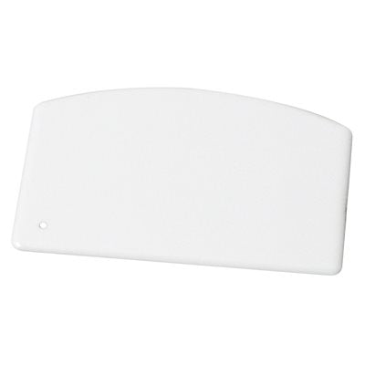Winco 5.5 x 3.75 Inch Plastic Dough Scraper - Professional Baking Tool for Kneading, Cutting & Cleaning - Perfect for Bread, Pastry & Pizza Dough Preparation