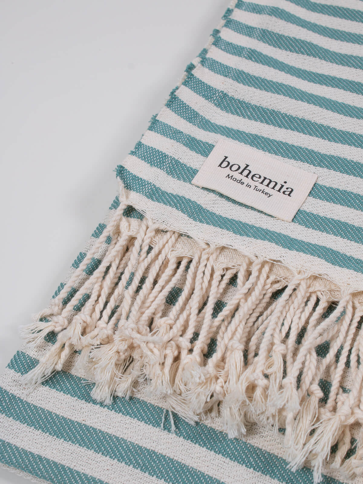 Sorrento Hammam Towel - Premium Turkish Cotton Bath Towel, Lightweight & Absorbent, Grey Green - Perfect for Spa, Beach, Yoga & Travel