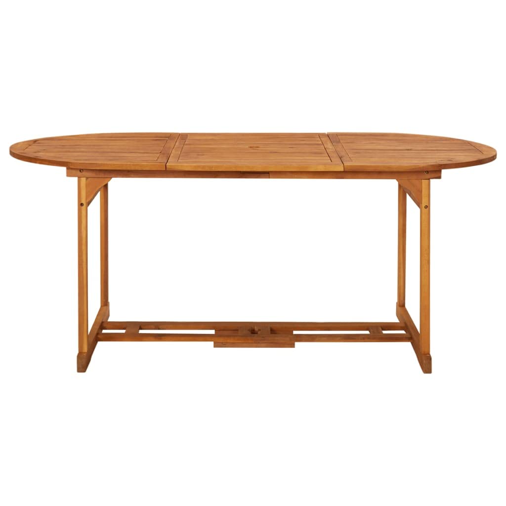 Solid Acacia Wood Outdoor Patio Table 70.9