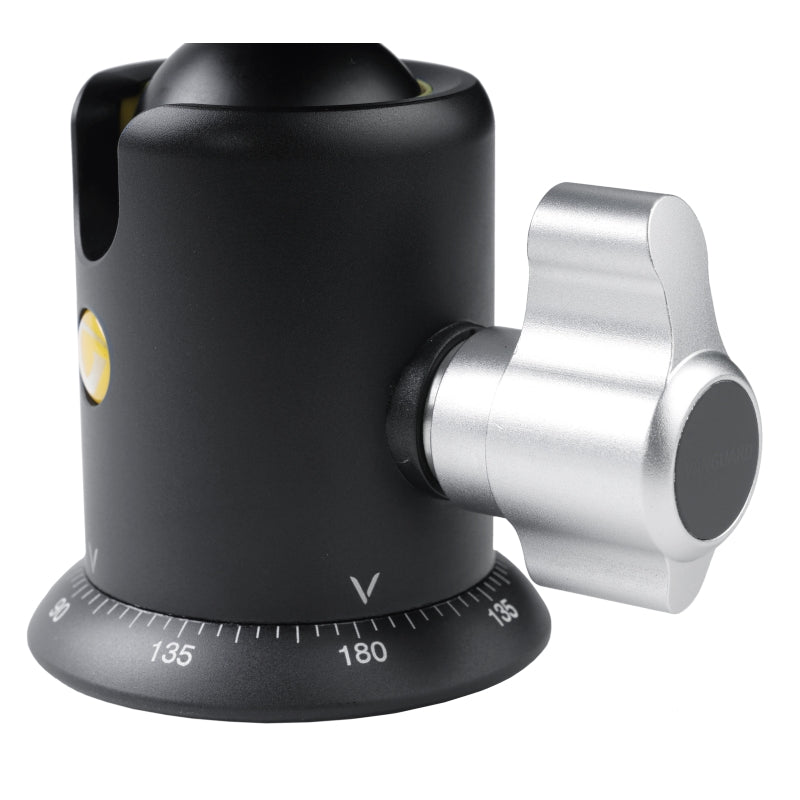 VEO BH 160S Dual Axis Ball Head for DSLR Camera - Professional 360° Panoramic Photography Tripod Head with Quick Release Plate - Perfect for Landscape, Architecture & Astrophotography
