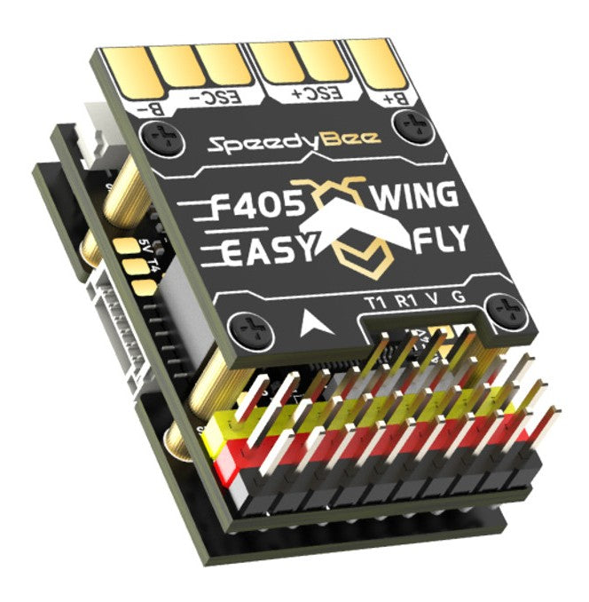 SpeedyBee F405 WING APP Flight Controller for Fixed Wing Drones - GPS Navigation, OSD Support, Long Range FPV Flying for Aerial Photography & Mapping