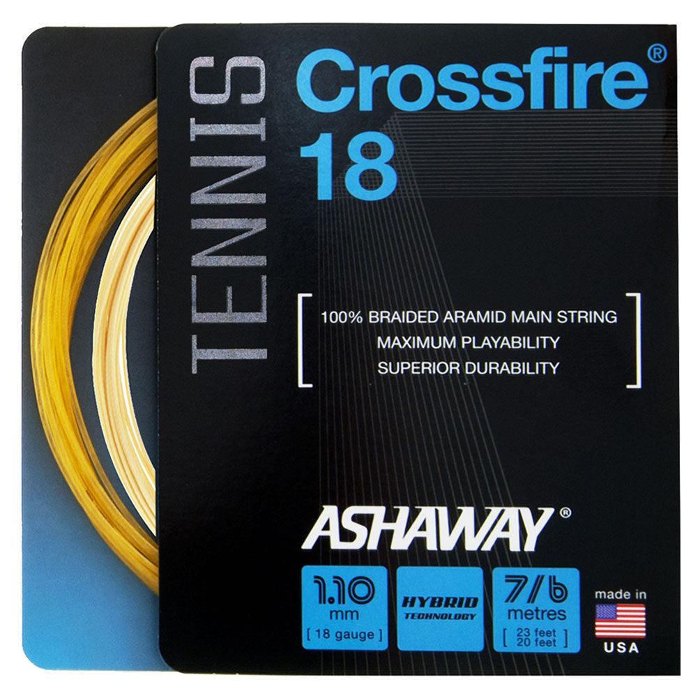 Crossfire 18g Badminton Strings - High-Performance Synthetic Gut for Power & Control | Perfect for Competitive Play & Training