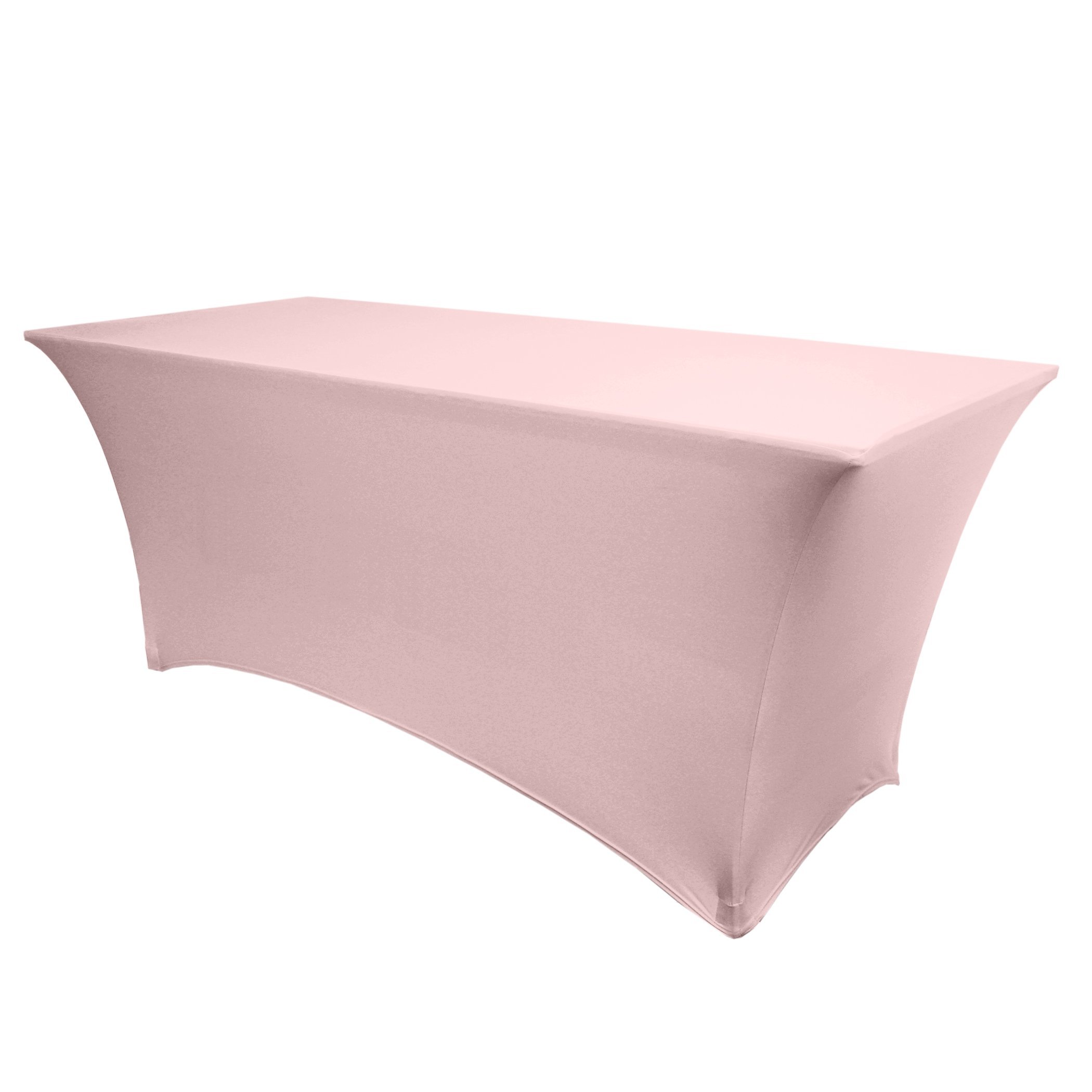 8 ft. Spandex Table Cover - Stretchable Fitted Fabric for 18 x 96-Inch Rectangular Tables (36