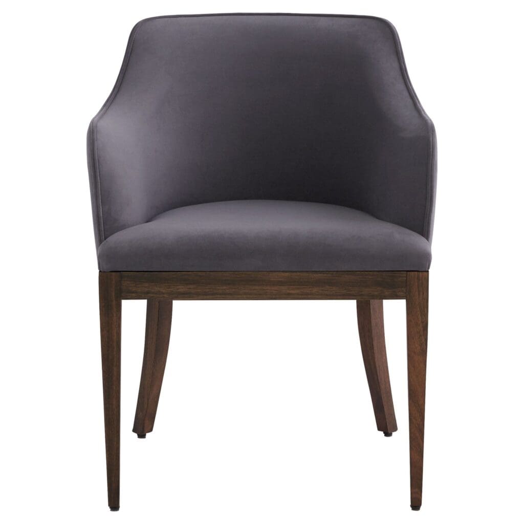 Cyan Design 11759 Dublin Chair - Dark Brown & Medium Grey Upholstered Accent Chair for Living Room, Bedroom, or Office - Stylish Modern Home Decor Furniture