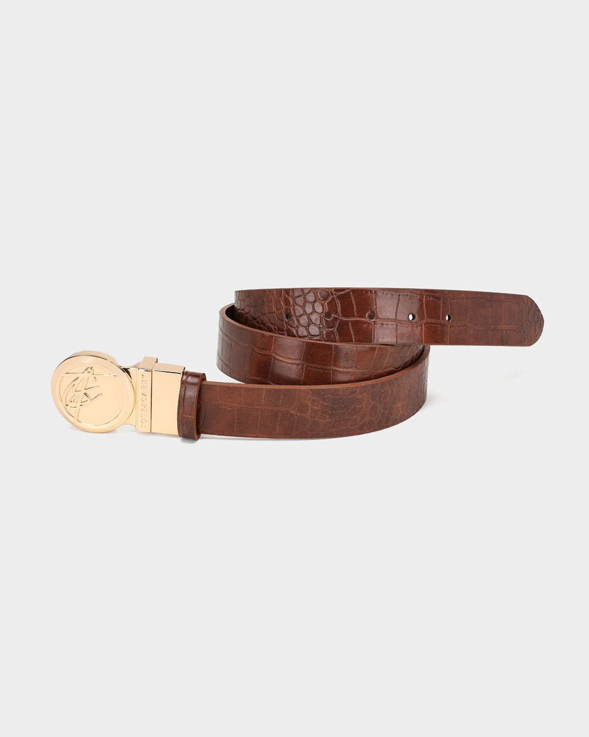 Premium Apollo 2 Genuine Leather Belt for Men - Classic Brown Dress Belt - Perfect for Office, Business Casual & Formal Occasions