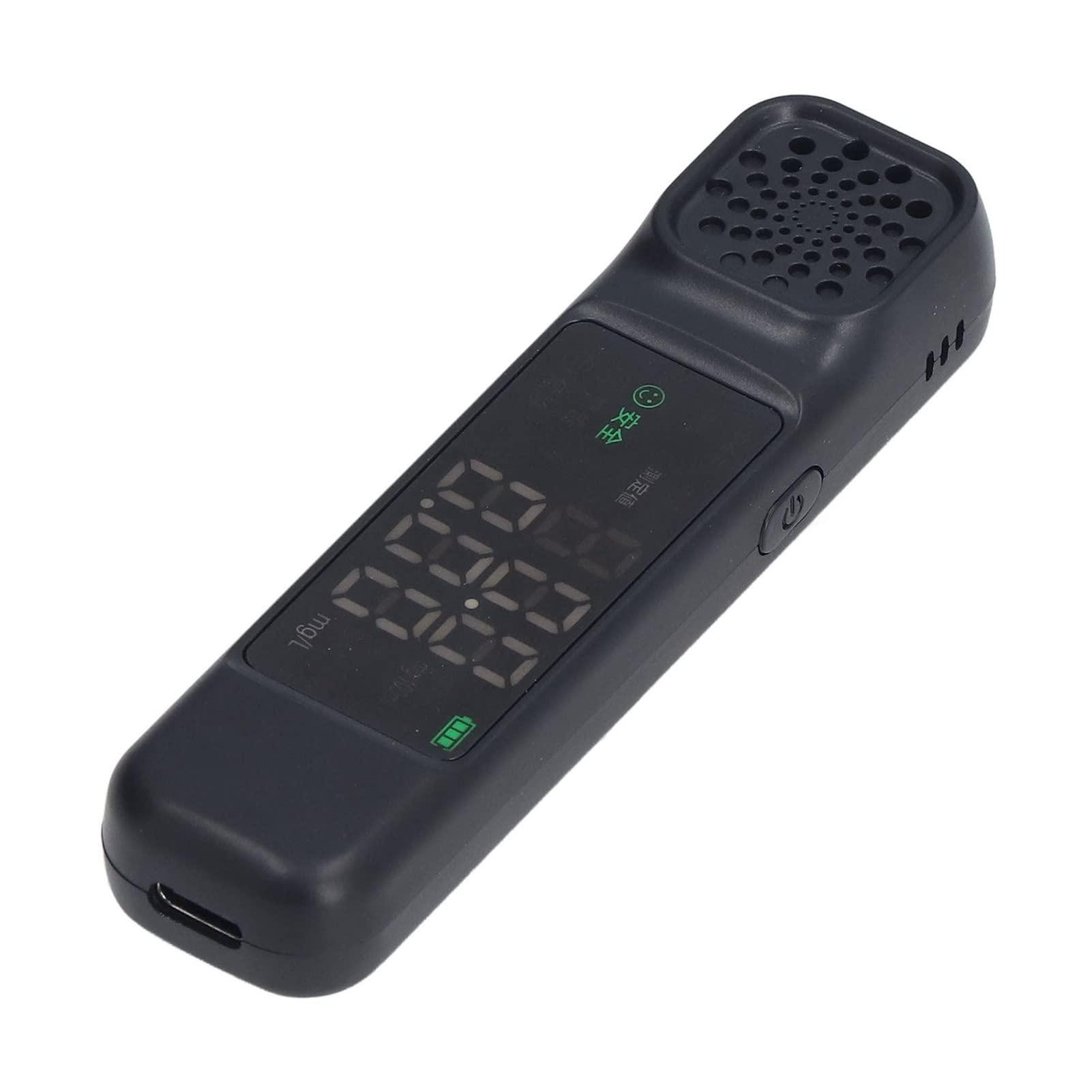 Portable Breathalyzer - High Accuracy Alcohol Tester with LED Display & USB Charging | 3-Color Status Lights for BAC Measurement | Perfect for Personal Use, Workplace Testing & Road Safety