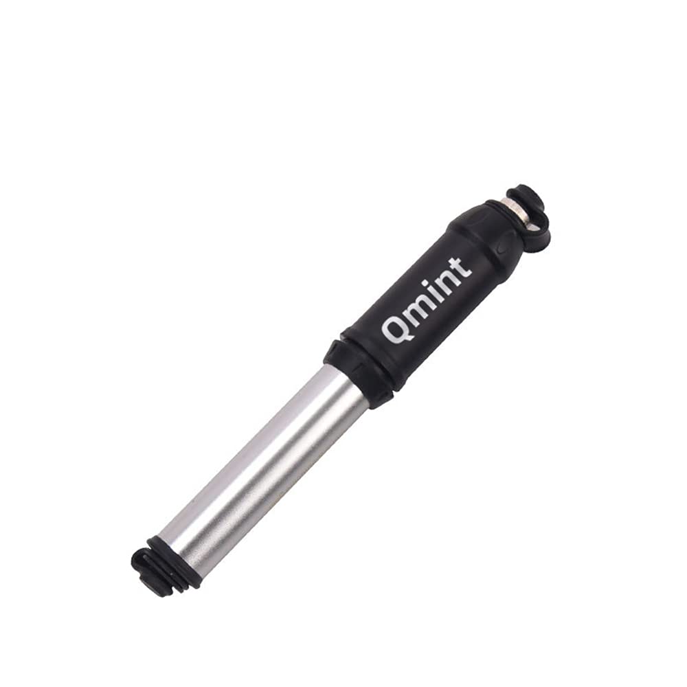 Qmint Portable Bike Pump - High Pressure Hand & Floor Bicycle Pump for Mountain, BMX & Road Bikes - Perfect for Home, Garage & On-the-Go Cycling Adventures