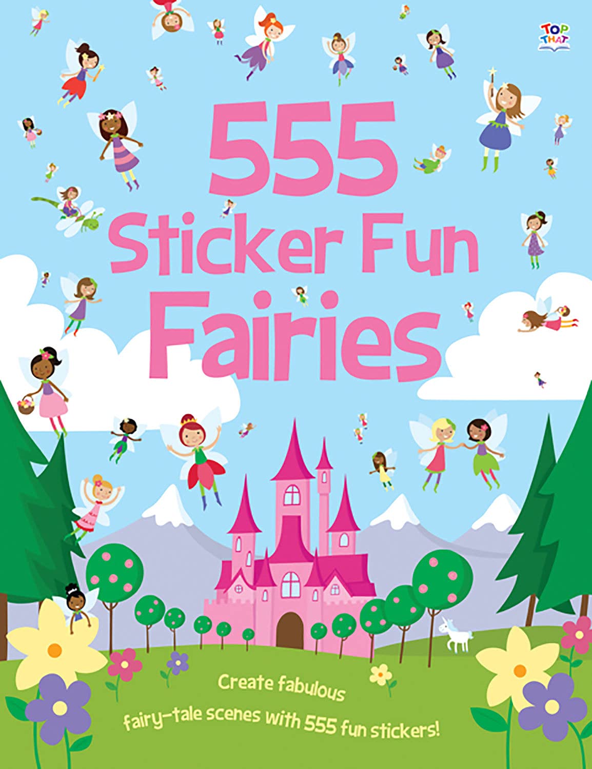 555 Fairy Stickers for Kids - Magical Sticker Book for Scrapbooking, DIY Crafts, and Party Favors - Fun Fairies Collection for Creative Play and Decorations