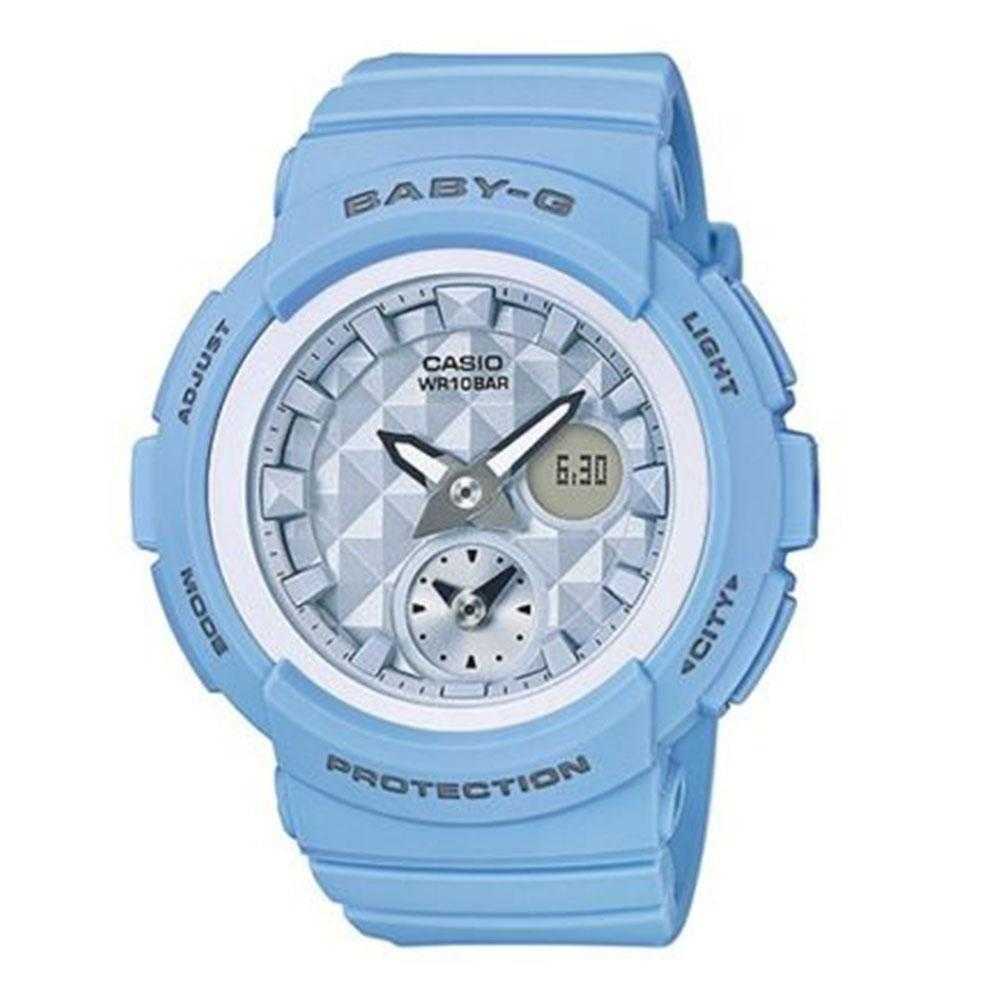 CASIO BABY-G BGA-190BE-2ADR Digital Quartz Women's Watch - Blue Resin Band, Shock Resistant, Water Resistant - Perfect for Sports, Outdoor Activities & Everyday Wear