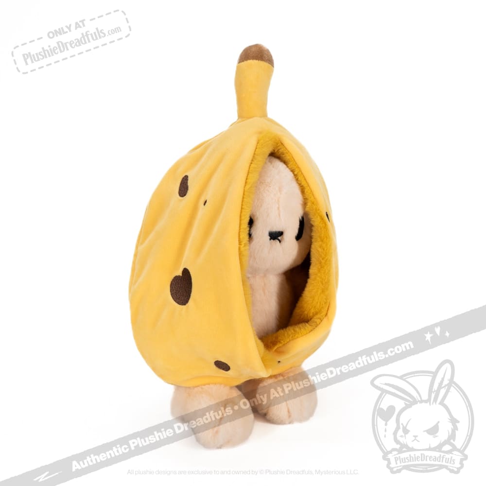 Plushie Dreadfuls Bunana Rabbit Stuffed Animal Toy - Soft Cuddly Bunny Plush for Kids, Collectors & Gift Giving | Perfect for Bedroom Decor, Nursery Comfort & Anxiety Relief