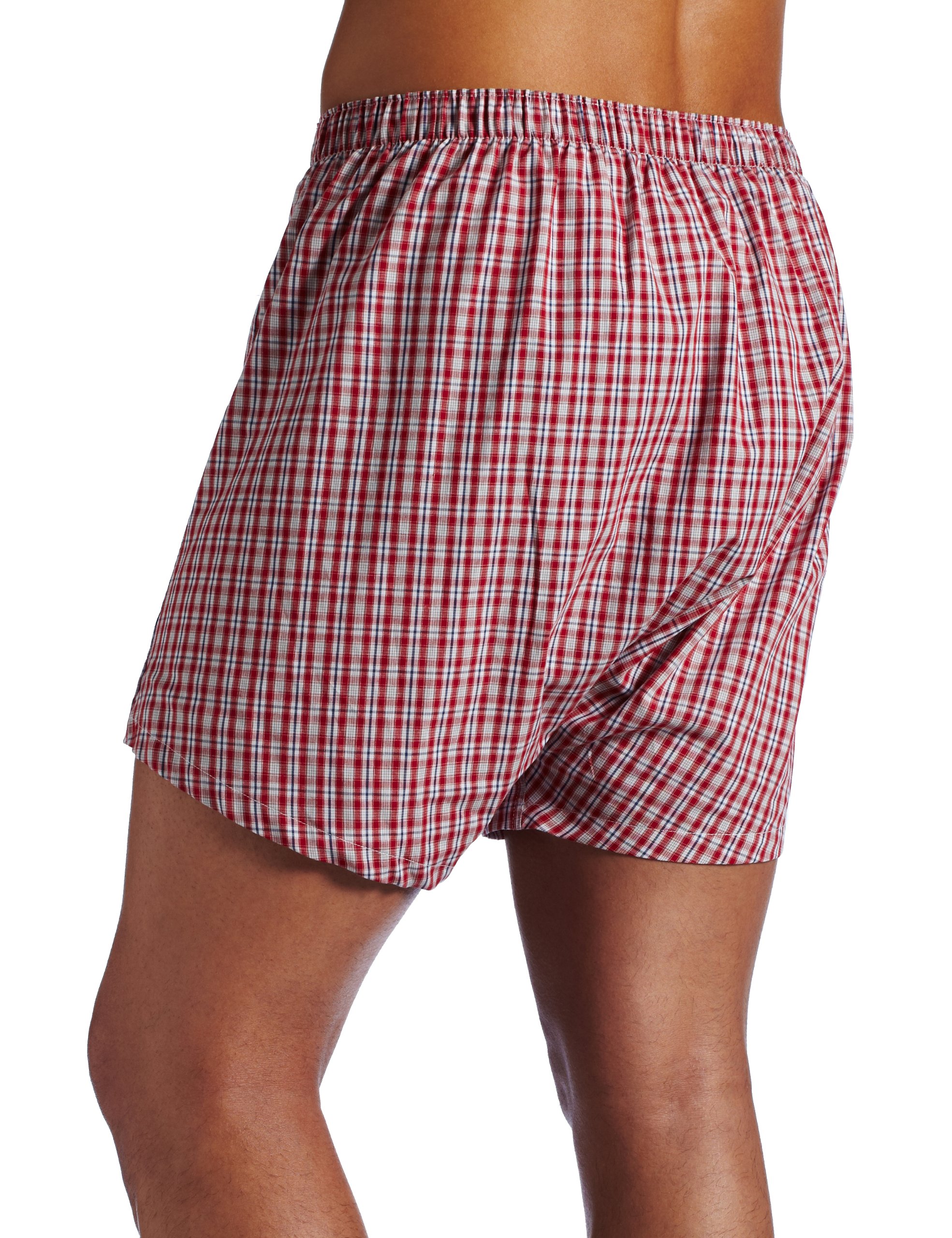 Nautica Men's Plaid Boxer Briefs - Soft Cotton Underwear for Comfort & Style - Perfect for Everyday Wear, Workout & Travel