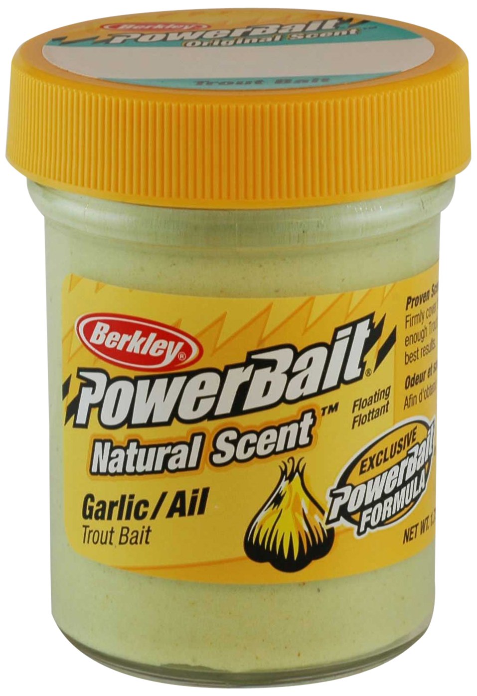 Berkley PowerBait Natural Scent Trout Fishing Dough Bait - Effective Artificial Bait for Freshwater Fishing, Ideal for Trout, Salmon & Panfish - Perfect for Lakes, Rivers & Streams