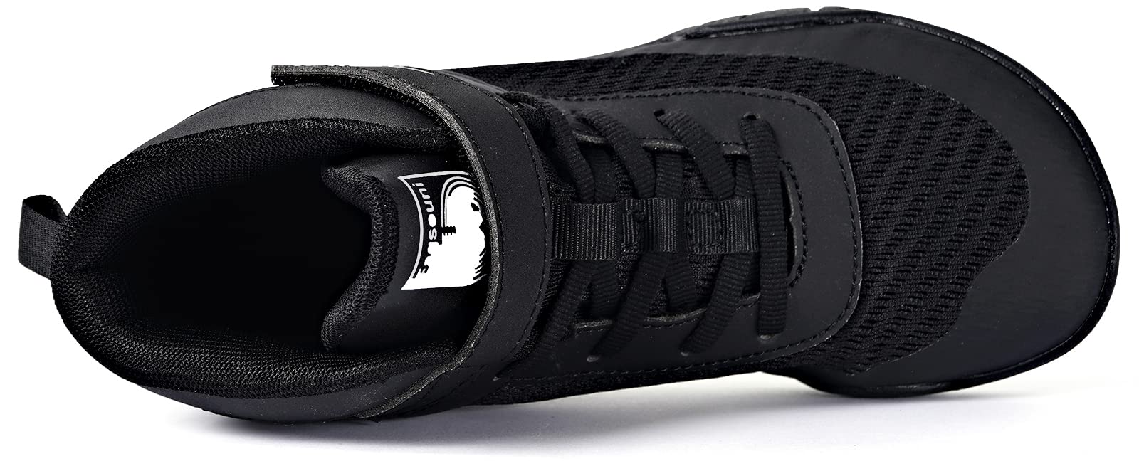 Sisttke Kids Wrestling Shoes for Boys & Girls - Lightweight Boxing & Fitness Sneakers with Zero Drop Sole - Perfect for Wrestling, Boxing, Gym Training & Martial Arts