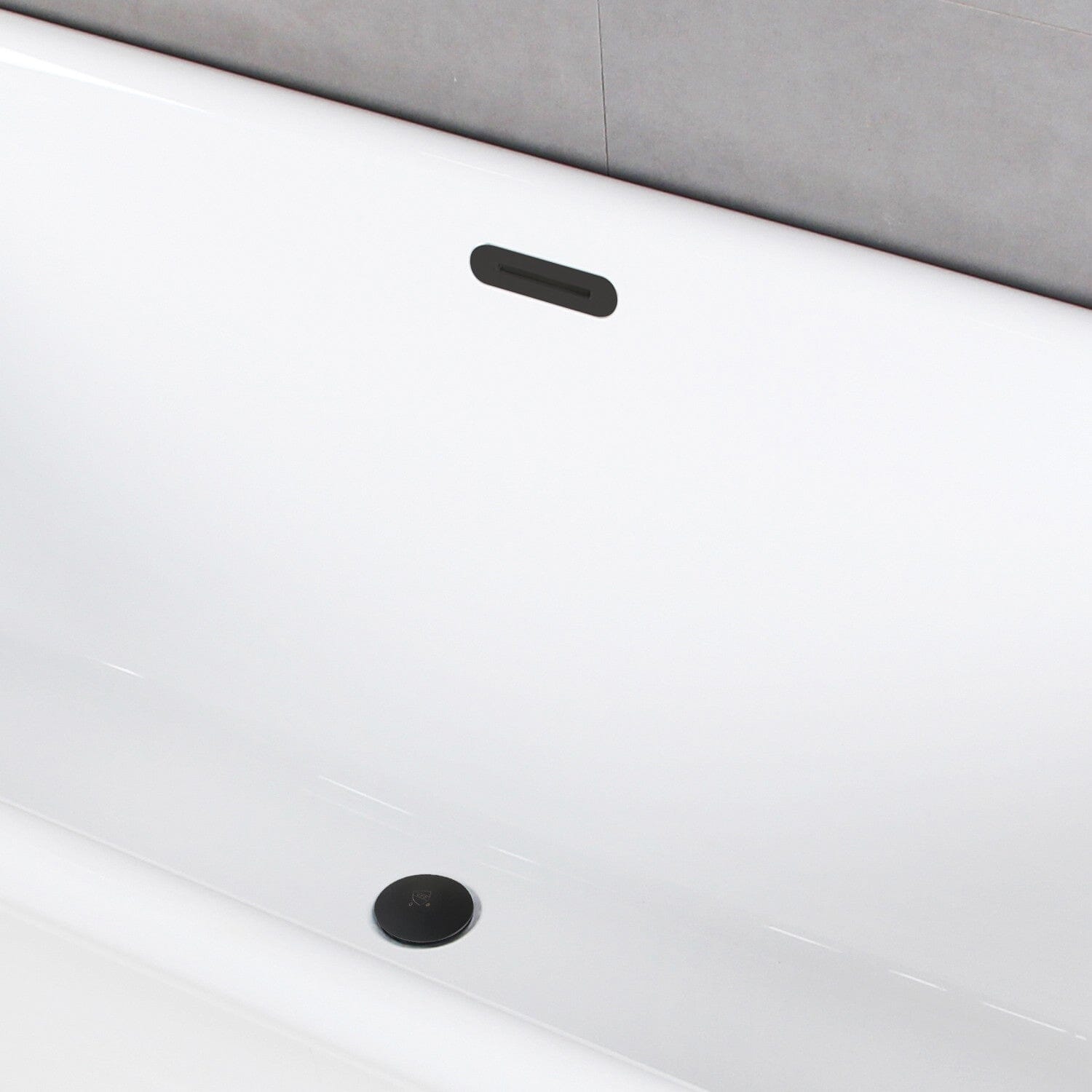 Aqua Eden 51 Inch Acrylic Oval Freestanding Bathtub - Double Ended Soaking Tub with Drain - Perfect for Luxury Bathrooms & Spa Retreats
