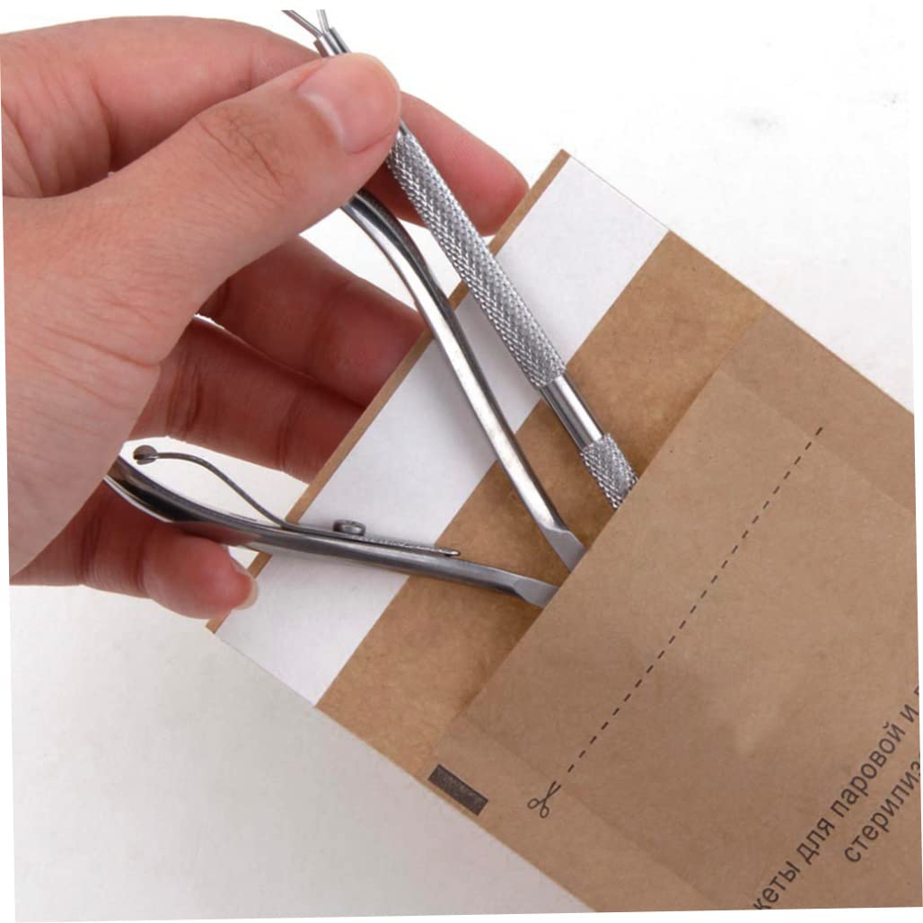 Disposable Microwave Sterilizer Bags for Nail Tools & Gel Equipment | Reusable Sterilization Pouches for Cosmetic Accessories | Perfect for Salon, Spa & Home Use