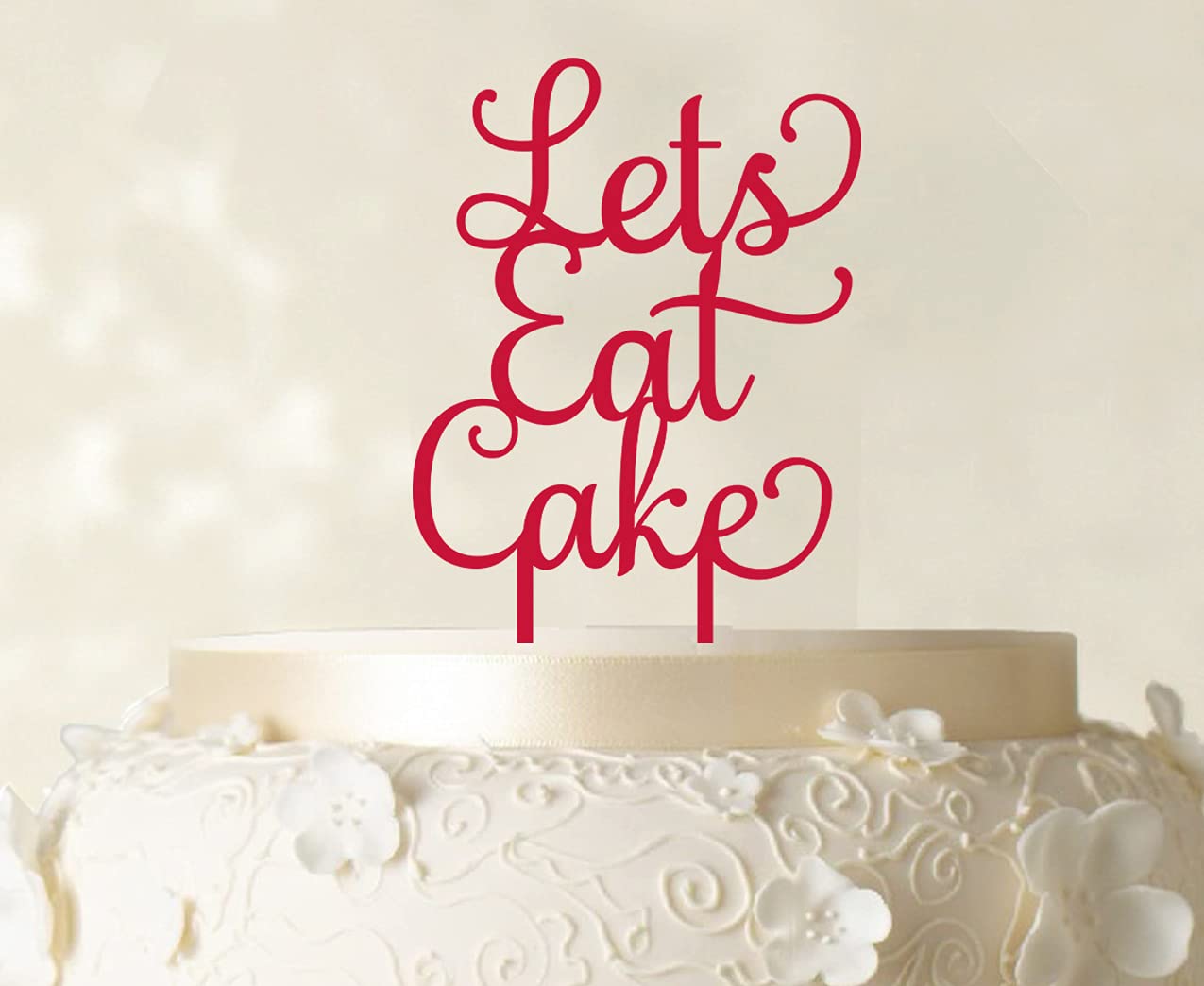 Pink Birthday Cake Topper - 5
