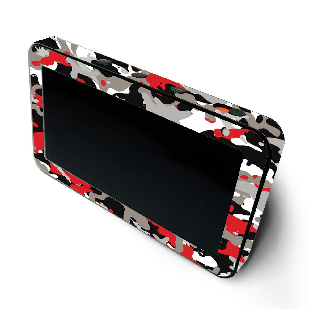 MightySkins Protective Vinyl Wrap for Amazon Echo Show 5 (1st & 2nd Gen) - Red Camo Design | Easy to Apply & Remove | Made in USA | Customizable Skin Cover for Home & Office Decor