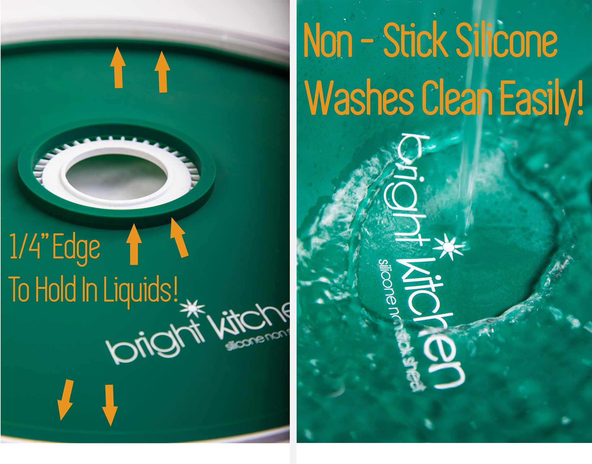2 Non-Toxic Fruit Leather Silicone Dehydrator Sheets with Edges for Nesco Round Dehydrators - Reusable, Flexible & Non-Stick for Fruit Roll Ups, Batter & Liquid Containment - Perfect for Homemade Fruit Snacks, Dehydrating Herbs & DIY Food Preservation