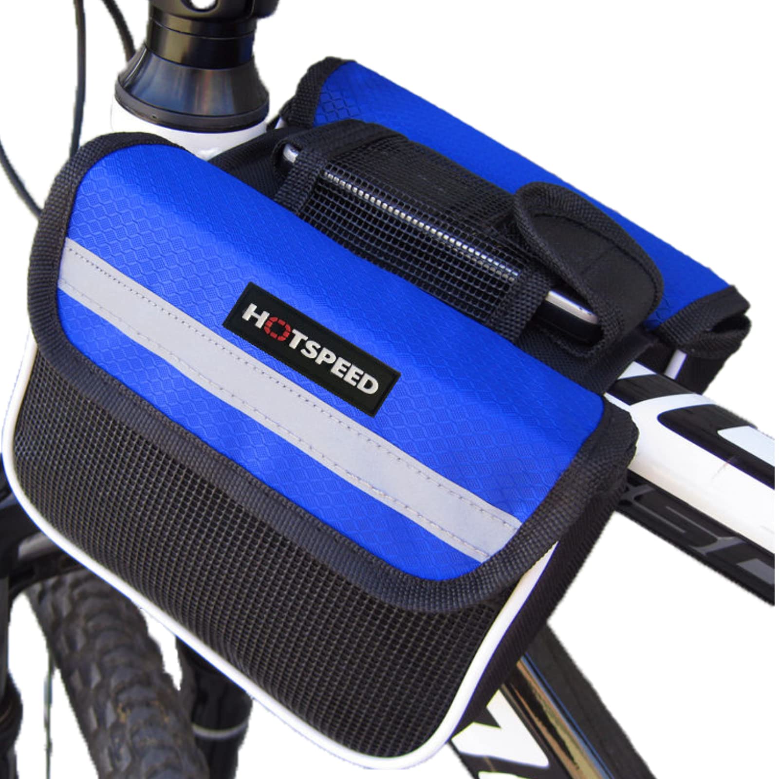 Cycling Bike Frame Storage Bag - Waterproof Pouch for Bicycle Accessories