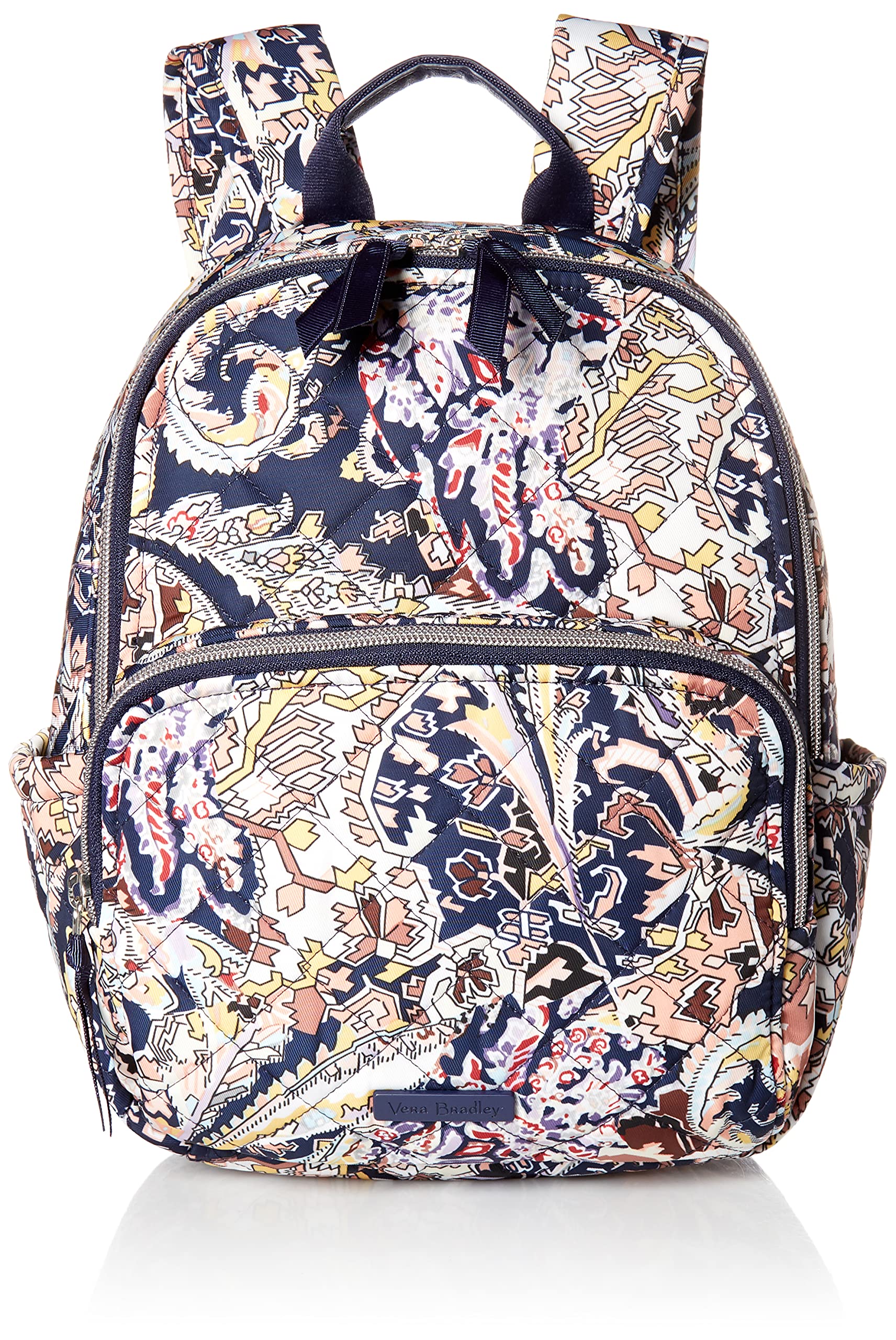 Vera Bradley Performance Twill Small Backpack - Lightweight & Durable Women's Travel Bag for Work, School, and Everyday Use