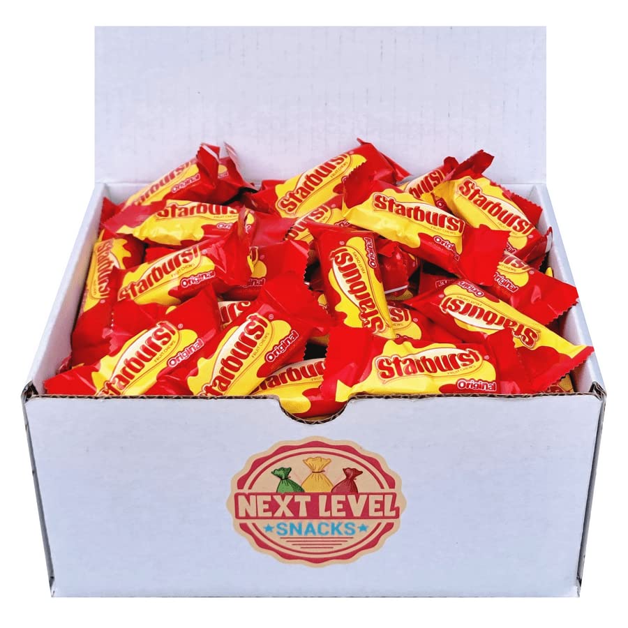 Starburst Fruit Chews Fun Size Candy - Bulk Box of 60 Individually Wrapped Pieces | Perfect for Halloween, Party Favors, Office Snacks & Road Trips