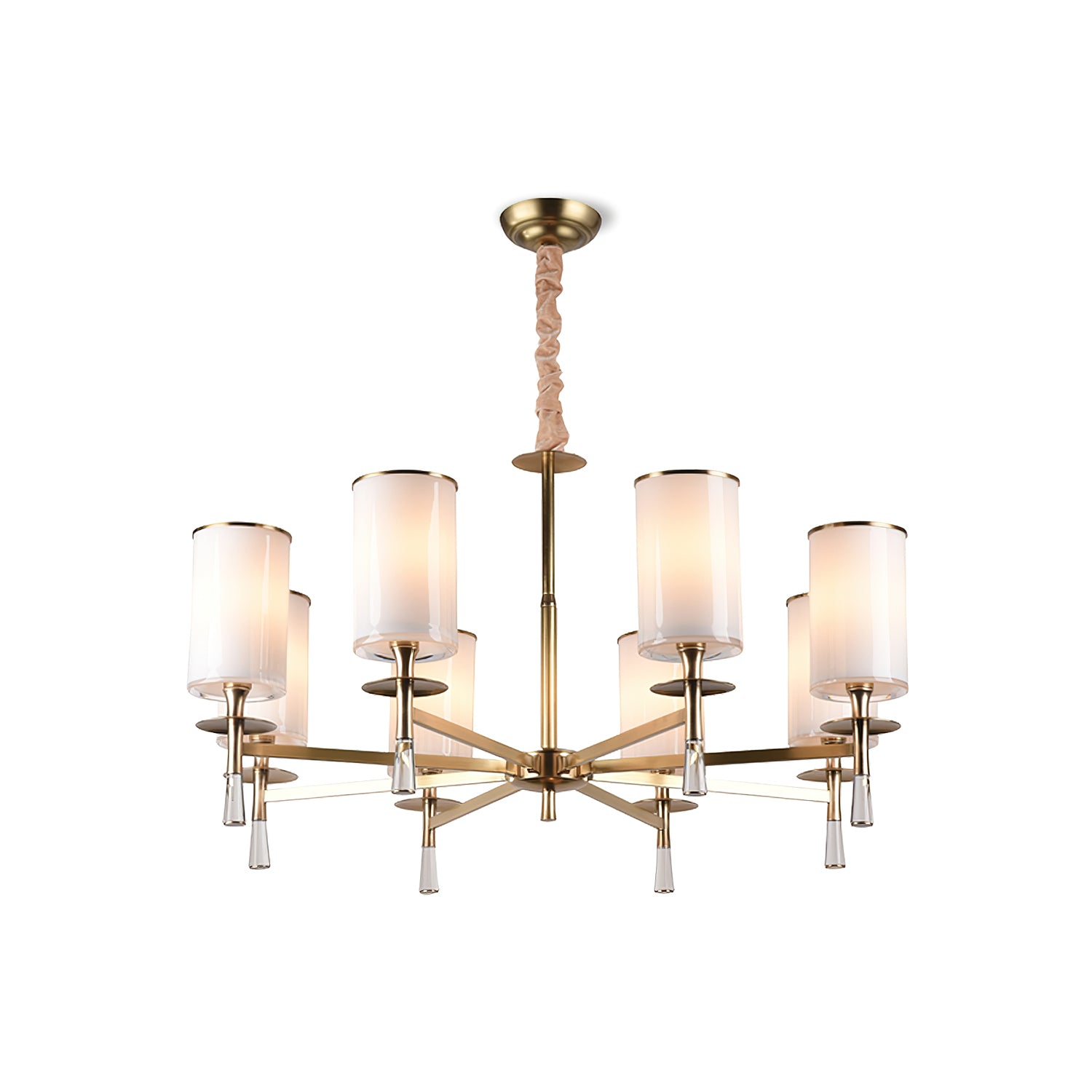 Elegant Oakden Chandelier - Modern Crystal Ceiling Light Fixture for Dining Room & Living Room | Perfect for Home Decor & Wedding Venue Lighting