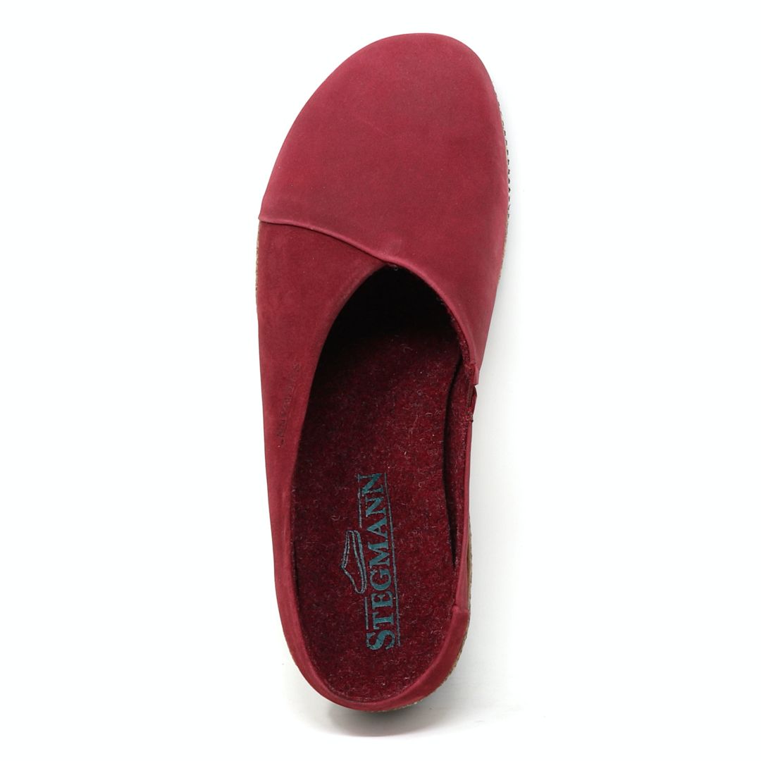 Women's Elsa Leather & Nubuck Wedge Mule Slides - Comfortable Casual Shoes for Women, Perfect for Spring/Summer Outfits, Beach, Shopping & Daily Wear