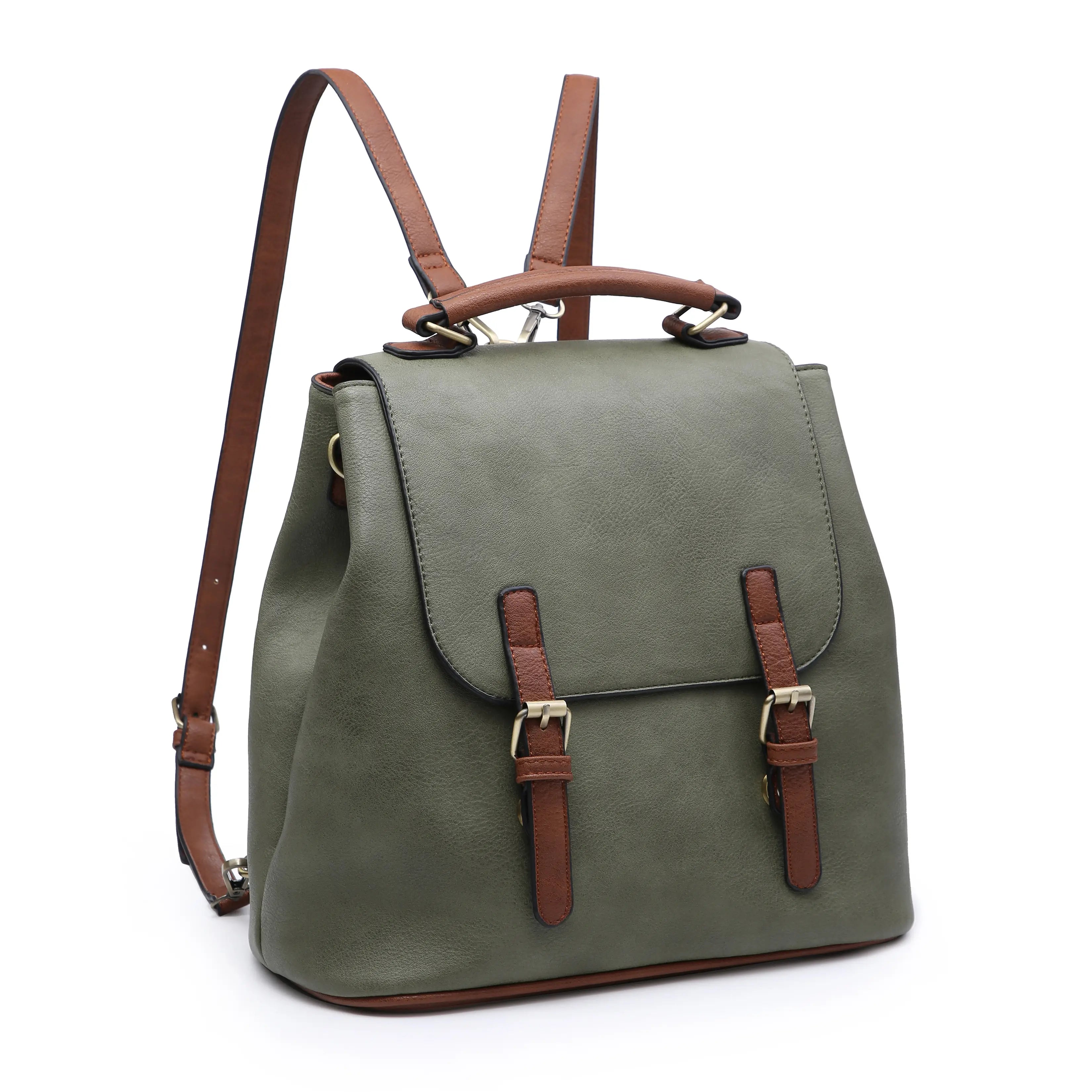 Brooks Vegan Convertible Backpack & Shoulder Bag - Lightweight Travel Laptop Bag for Work, Gym & Outdoor Adventures