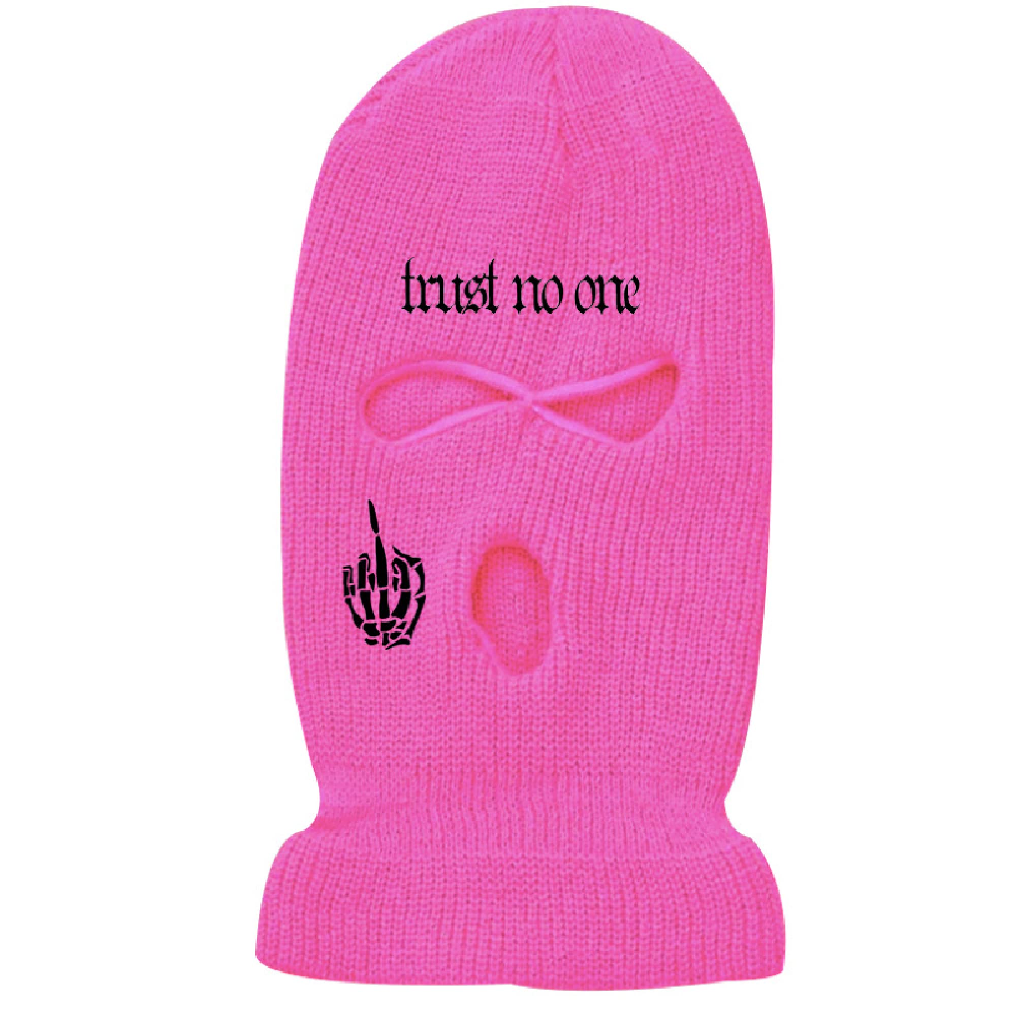 ISWMM 3-Hole Ski Mask - Wool Knit Winter Balaclava for Men & Women - Warm Windproof Face Cover for Skiing, Snowboarding, Cycling & Outdoor Activities