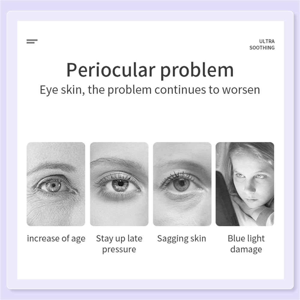 Best Eye Cream for Dark Circles & Wrinkles - Anti-Aging Under Eye Treatment with Hyaluronic Acid - Reduces Puffiness, Fine Lines & Bags - Perfect for Daily Skincare Routine & Nighttime Use