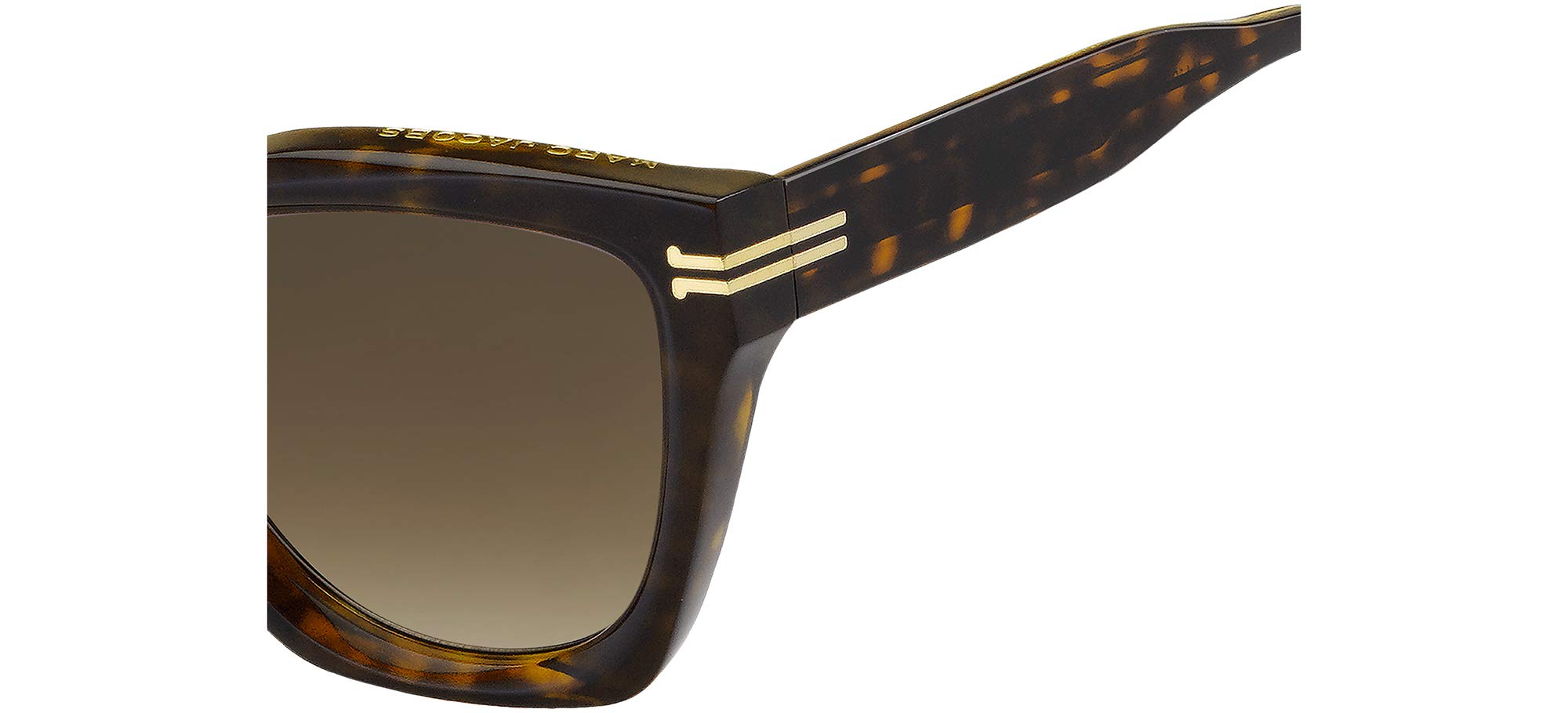 Marc Jacobs MJ 1000/S Havana Brown Shaded Sunglasses for Women - 54mm Lens, 17mm Bridge, 140mm Temple - Perfect for Beach, Driving & Fashion Accessories
