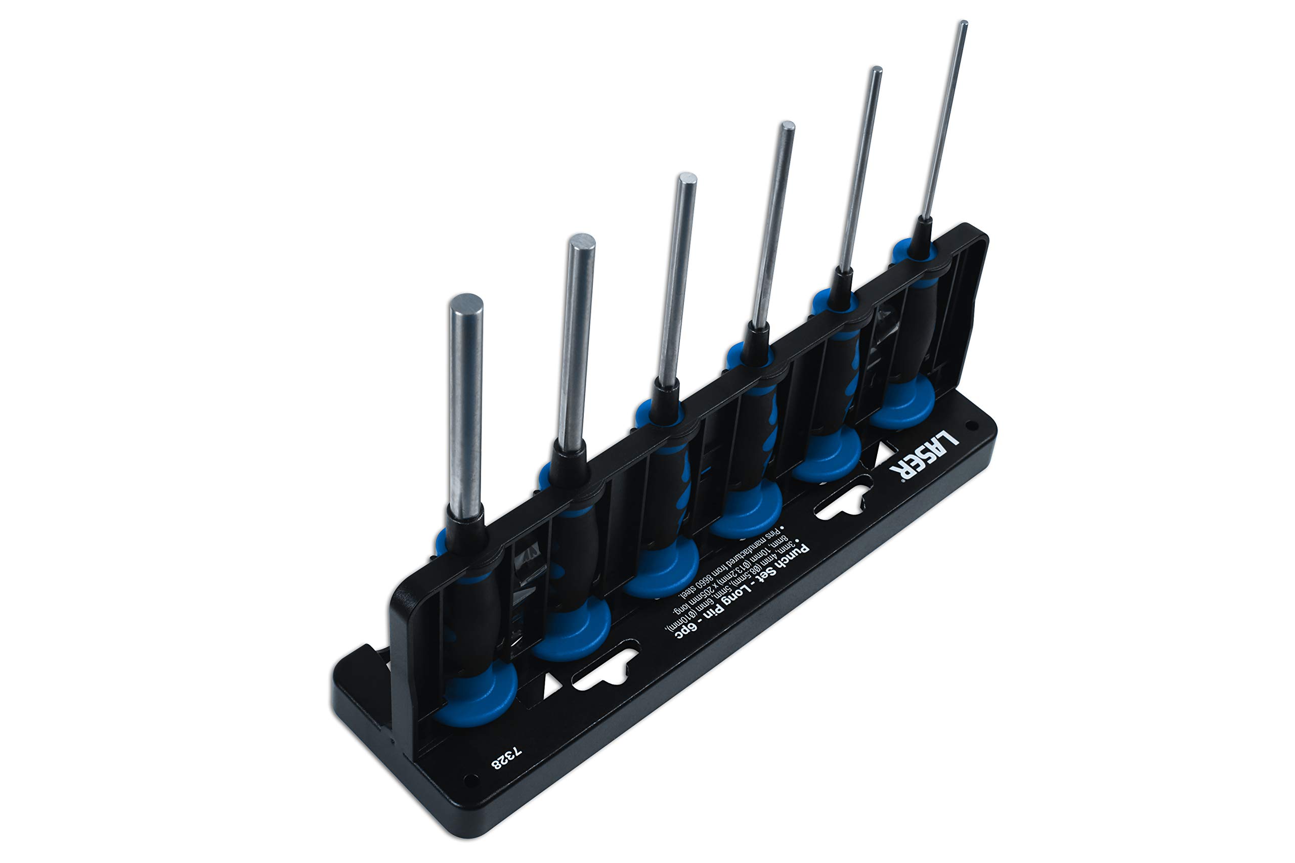 Laser 7328 Professional Punch Set - High Precision Hole Punch Kit for Leather, Metal & Woodworking | Perfect for DIY Crafts, Bookbinding & Industrial Applications