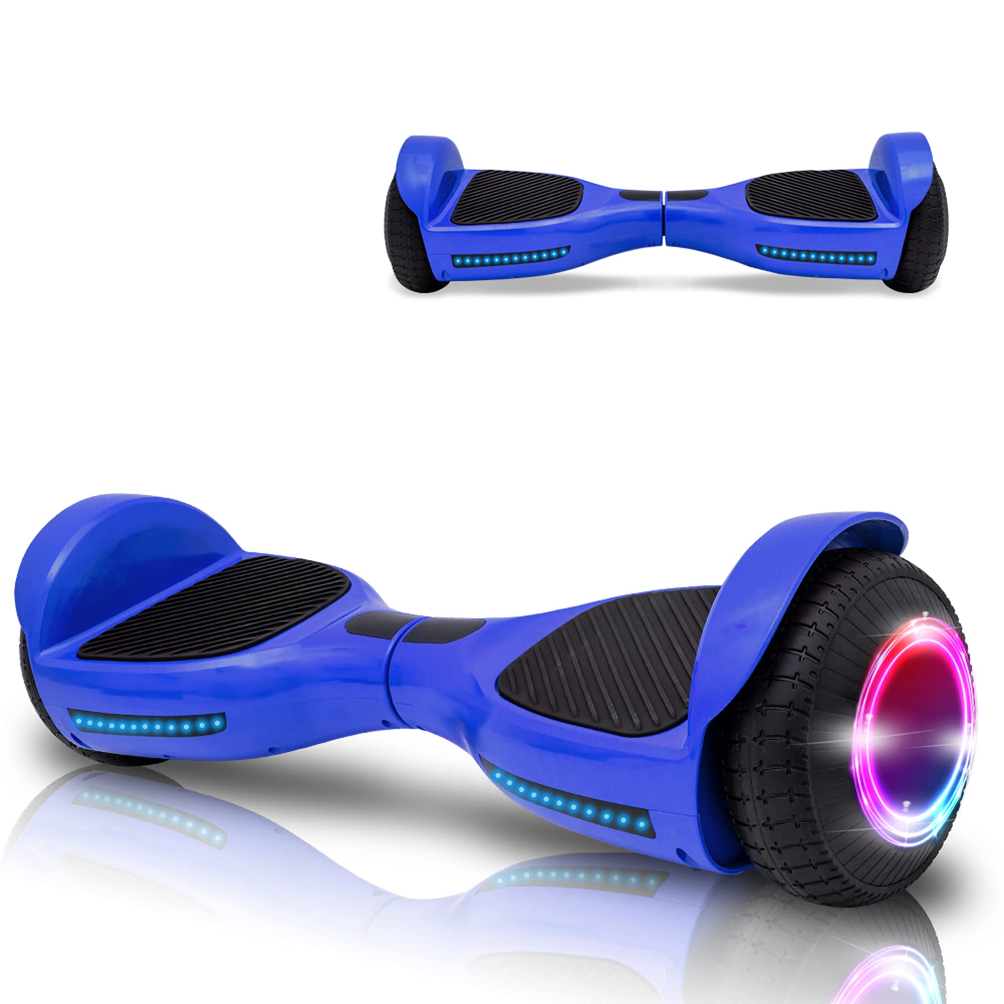 DOC Electric Self Balancing Scooter with Bluetooth Speaker & LED Light Wheels - Hoverboard for Kids (Ages 6-12) & Adults - UL Safety Certified - Perfect for Commuting, Indoor/Outdoor Fun & Gift Giving