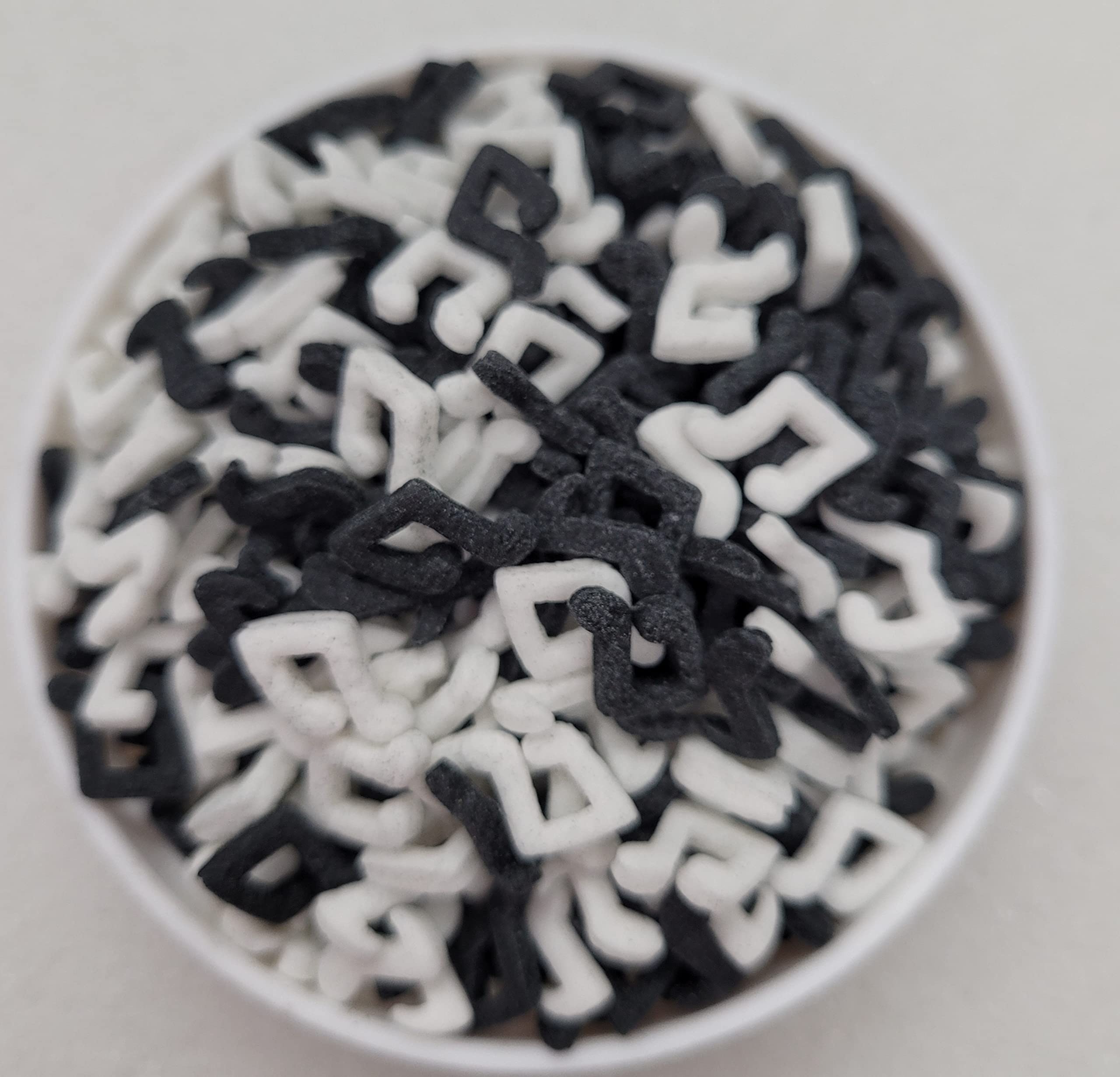 Musical Notes Candy Quins - 4oz Edible Cupcake Confetti for Birthday Cakes, Cookies & Desserts | Perfect for Baking, Party Decorations & Sweet Treats