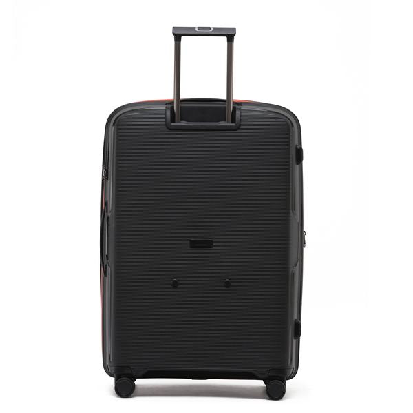 Tosca TCA510 Bel Air 25in Medium Spinner Hardshell Suitcase - Black/Orange Luggage for Travel, Business Trips & Weekend Getaways